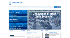 Desktop Screenshot of championsofhope.org